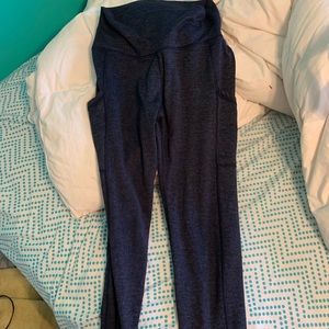 aerie leggings navy blue